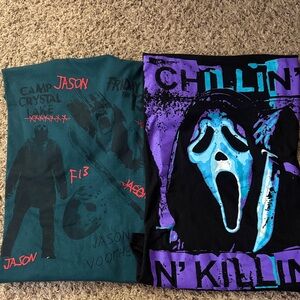 Horror Graphic T-Shirts Set